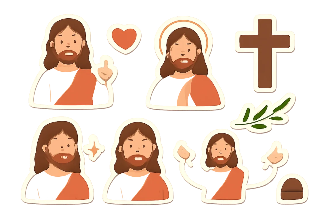 stickers jesus