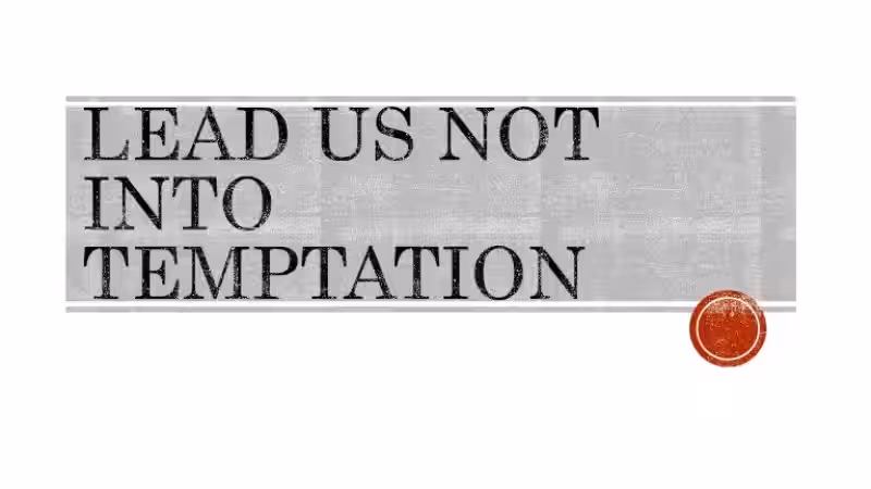 Resisting Temptation: A Journey of Spiritual Strength