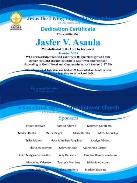 Dedication Scriptures: Nurturing Faith and Purpose