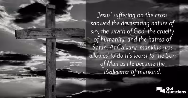 How and Why Did Jesus Suffer?