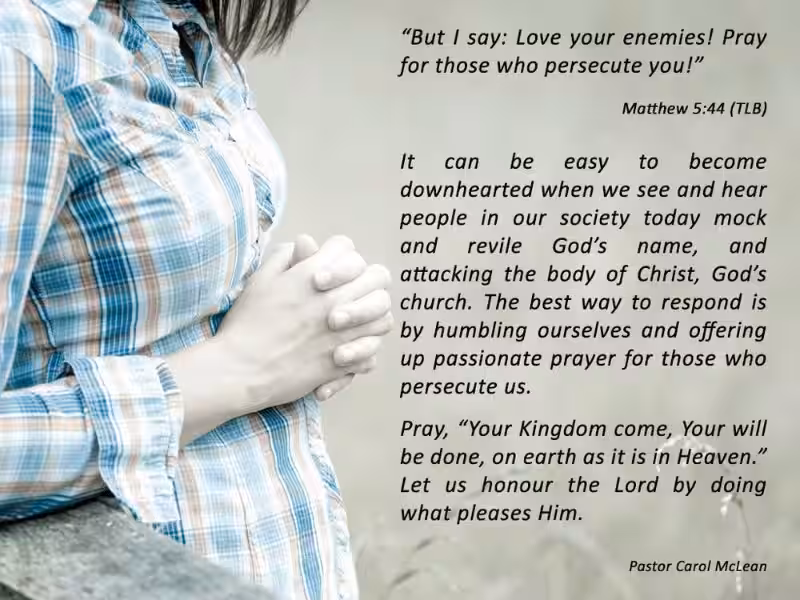 The Profound Power of Praying for Persecutors