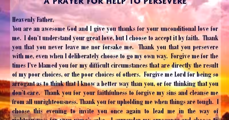 prayer-and-perseverance