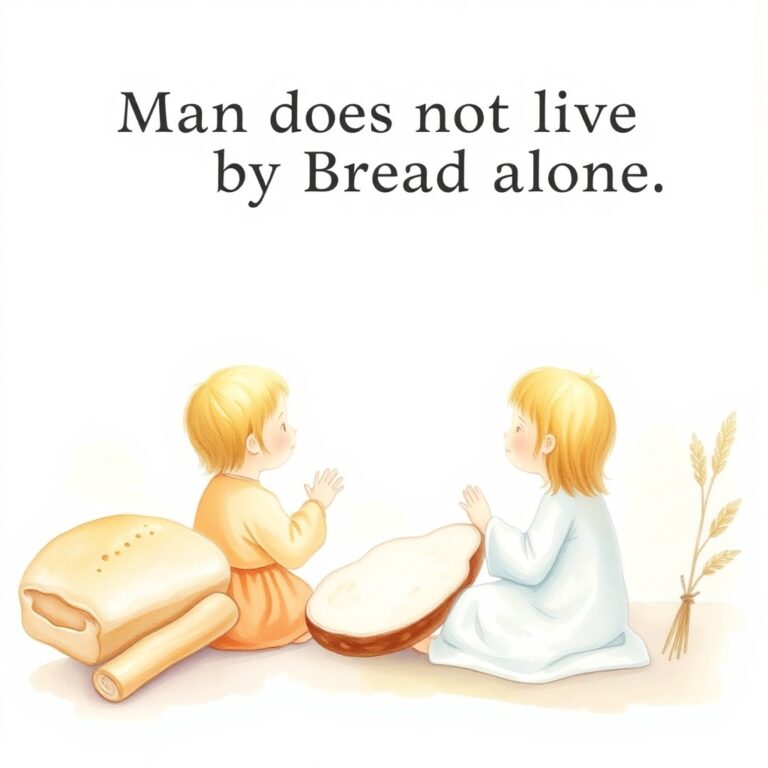 Man Does Not Live by Bread Alone: The Truth Behind Deuteronomy 8:3