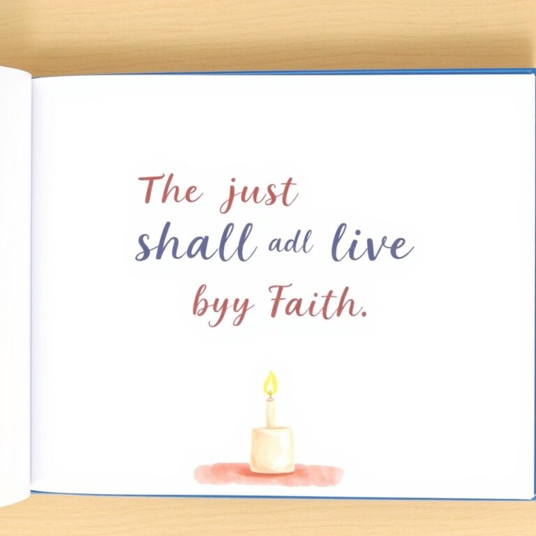 The Just Shall Live By Faith Verse: How God’s Righteousness Sustains Us The Just Shall Live By Faith Verse: How God’s Righteousness Sustains Us