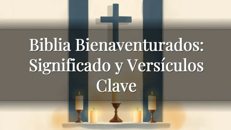 Biblia Bienaventurados: Significado y Versículos Clave Biblia Bienaventurados: Significado y Versículos Clave