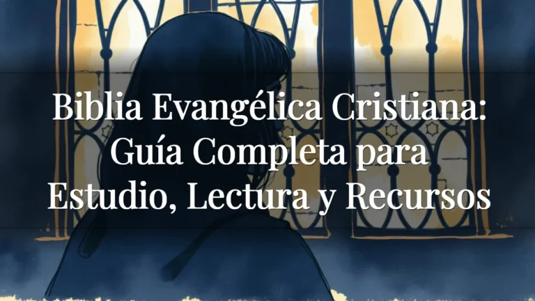 Biblia Evangélica Cristiana: Guía Completa para Estudio, Lectura y Recursos Biblia Evangélica Cristiana: Guía Completa para Estudio, Lectura y Recursos