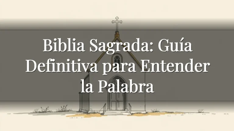 Biblia Sagrada: Guía Definitiva para Entender la Palabra