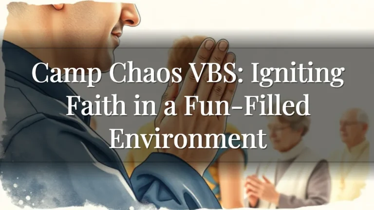 Camp Chaos VBS: Igniting Faith in a Fun-Filled Environment Camp Chaos VBS: Igniting Faith in a Fun-Filled Environment