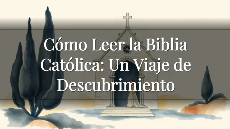 Cómo Leer la Biblia Católica: Un Viaje de Descubrimiento Cómo Leer la Biblia Católica: Un Viaje de Descubrimiento