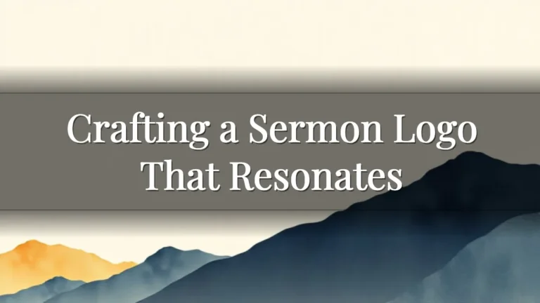 Crafting a Sermon Logo That Resonates