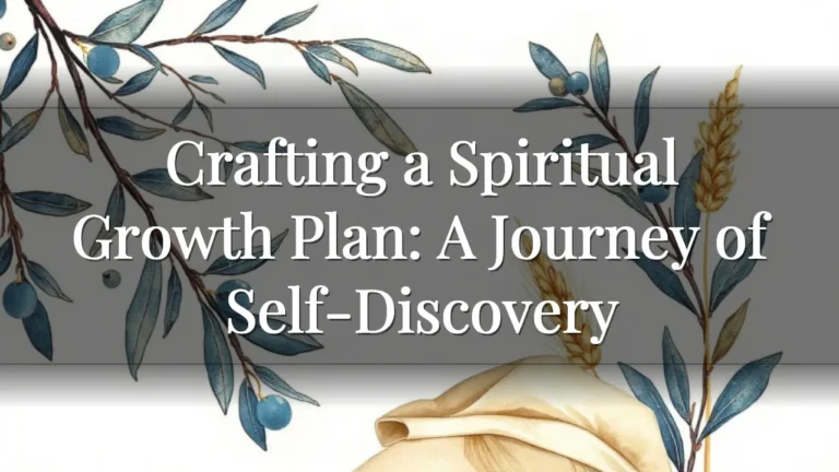 Crafting a Spiritual Growth Plan: A Journey of Self-Discovery