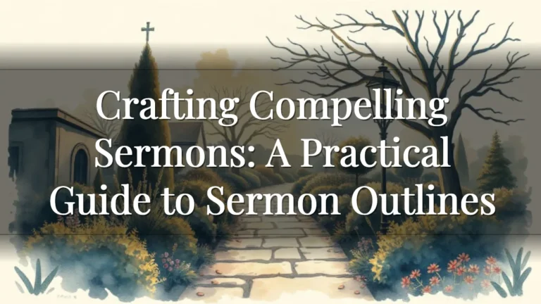 Crafting Compelling Sermons: A Practical Guide to Sermon Outlines Crafting Compelling Sermons: A Practical Guide to Sermon Outlines
