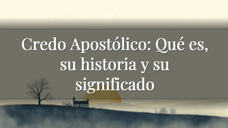Credo Apostólico: Qué es, su historia y su significado