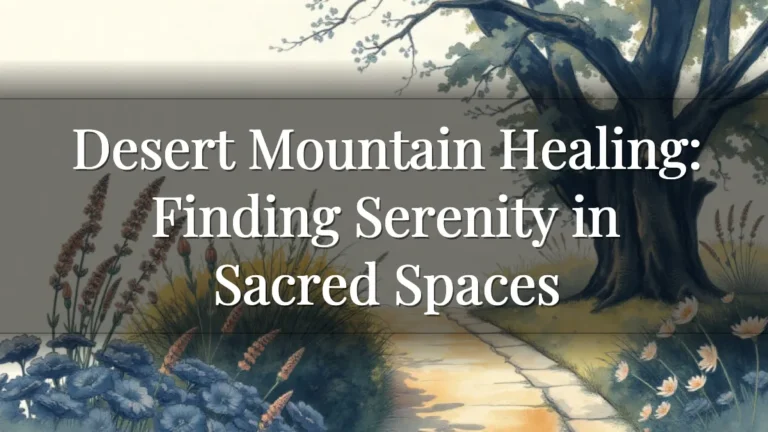 Desert Mountain Healing: Finding Serenity in Sacred Spaces
