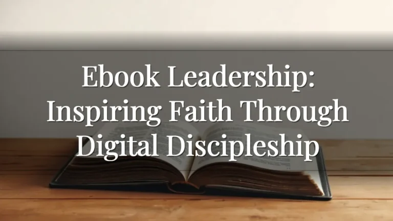 Ebook Leadership: Inspiring Faith Through Digital Discipleship Ebook Leadership: Inspiring Faith Through Digital Discipleship