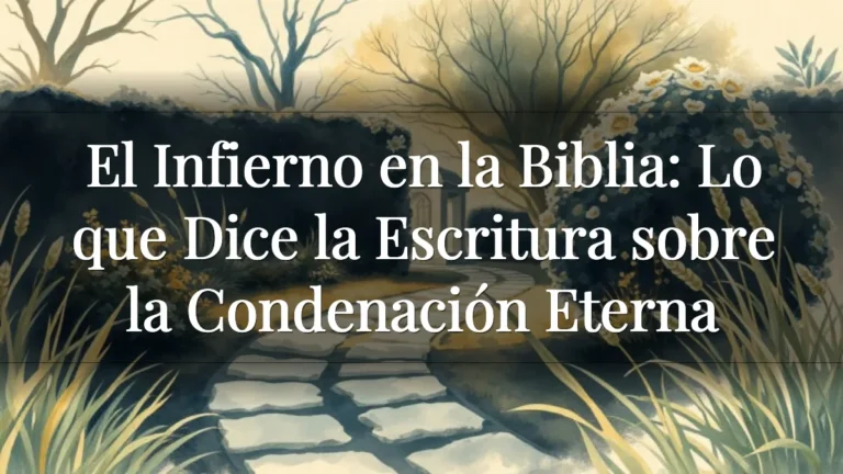 El Infierno en la Biblia: Lo que Dice la Escritura sobre la Condenación Eterna