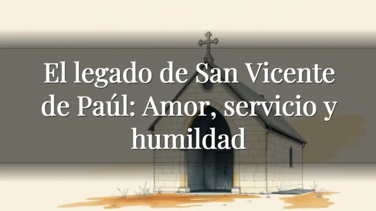El legado de San Vicente de Paúl: Amor, servicio y humildad El legado de San Vicente de Paúl: Amor, servicio y humildad