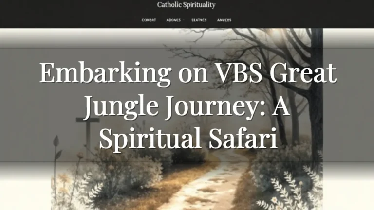 Embarking on VBS Great Jungle Journey: A Spiritual Safari Embarking on VBS Great Jungle Journey: A Spiritual Safari