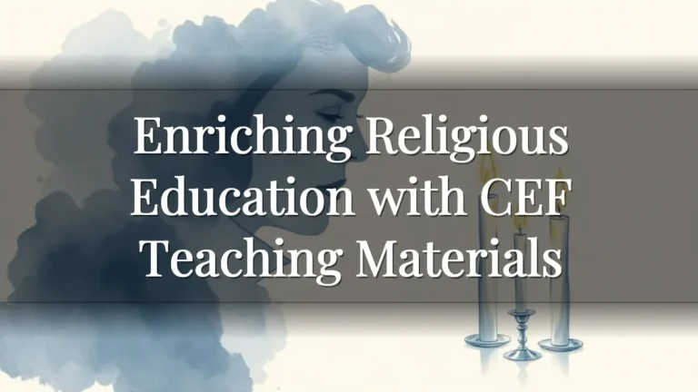 Enriching Religious Education with CEF Teaching Materials