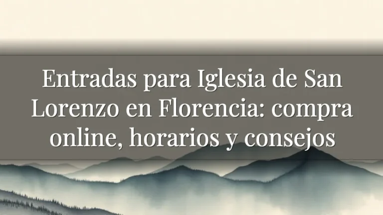 Entradas para Iglesia de San Lorenzo en Florencia: compra online, horarios y consejos