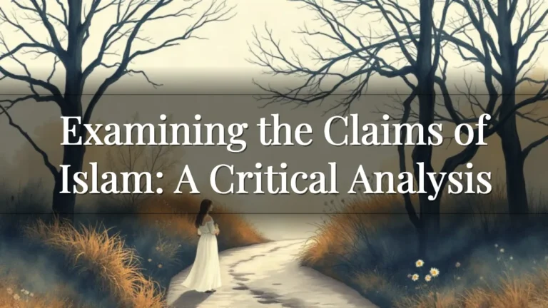 Examining the Claims of Islam: A Critical Analysis Examining the Claims of Islam: A Critical Analysis