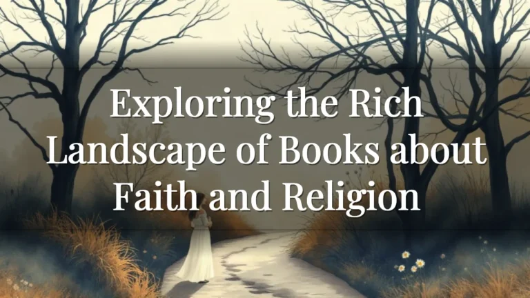 Exploring the Rich Landscape of Books about Faith and Religion Exploring the Rich Landscape of Books about Faith and Religion