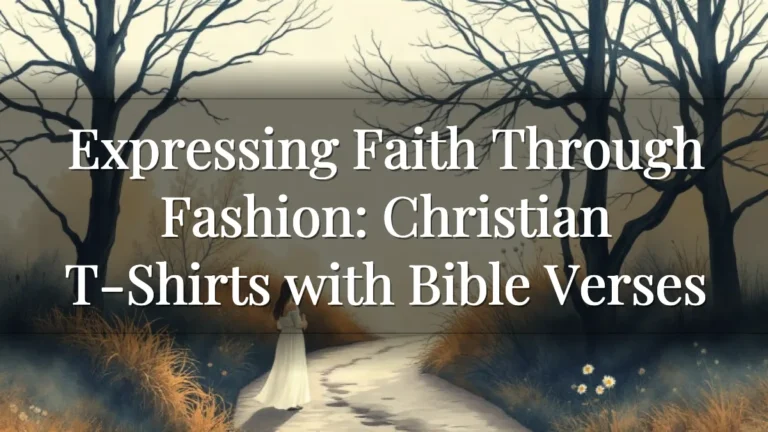 Expressing Faith Through Fashion: Christian T-Shirts with Bible Verses Expressing Faith Through Fashion: Christian T-Shirts with Bible Verses