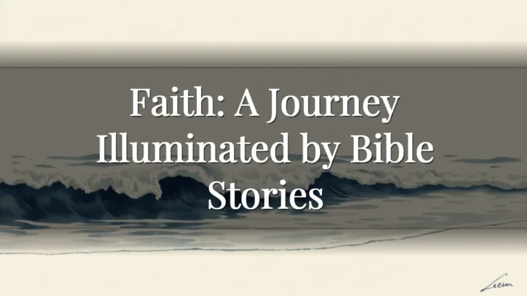 Faith: A Journey Illuminated by Bible Stories Faith: A Journey Illuminated by Bible Stories