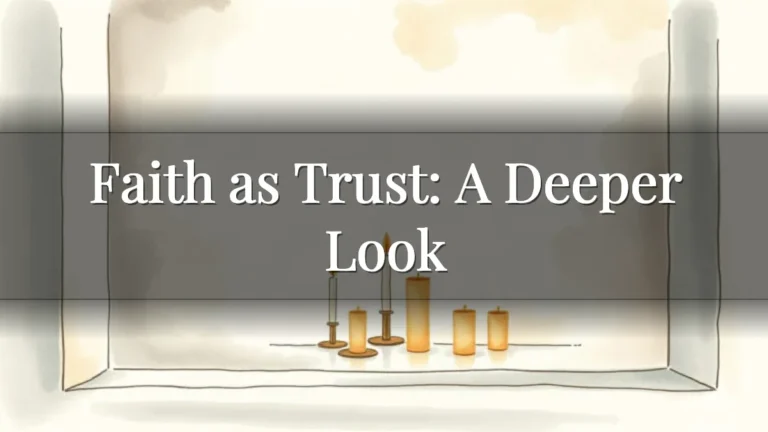 Faith as Trust: A Deeper Look
