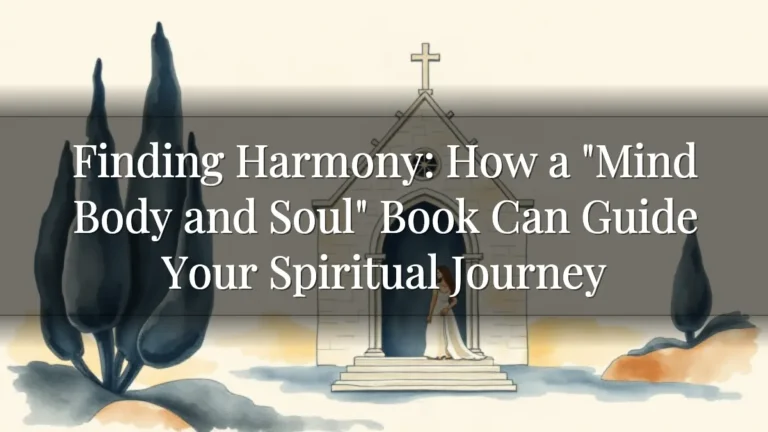 Finding Harmony: How a "Mind Body and Soul" Book Can Guide Your Spiritual Journey