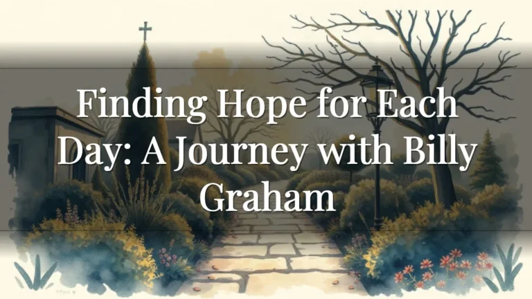 Finding Hope for Each Day: A Journey with Billy Graham Finding Hope for Each Day: A Journey with Billy Graham