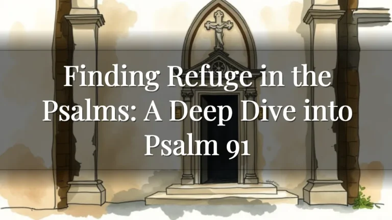 Finding Refuge in the Psalms: A Deep Dive into Psalm 91