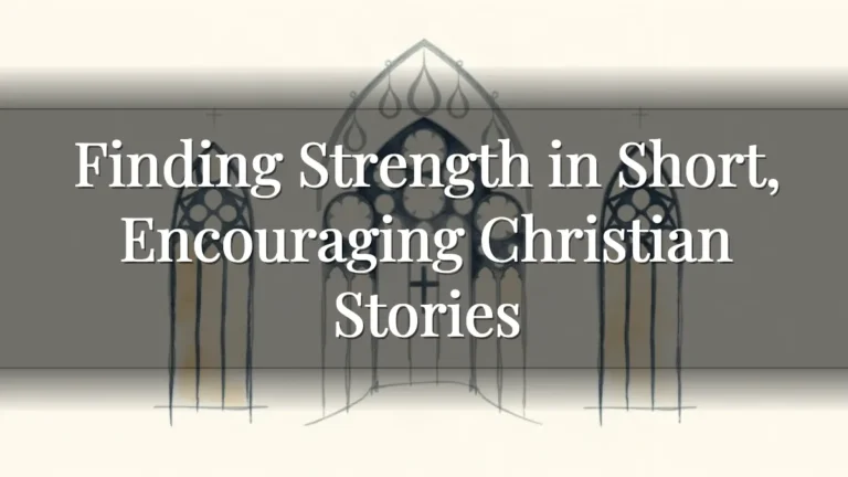 Finding Strength in Short, Encouraging Christian Stories Finding Strength in Short, Encouraging Christian Stories