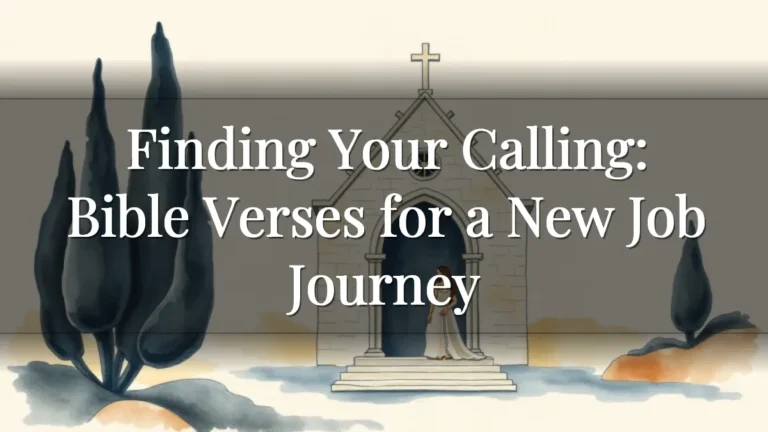 Finding Your Calling: Bible Verses for a New Job Journey Finding Your Calling: Bible Verses for a New Job Journey