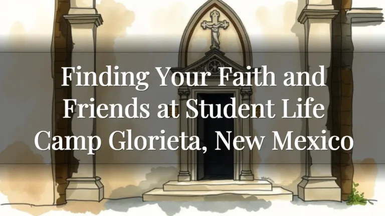 Finding Your Faith and Friends at Student Life Camp Glorieta, New Mexico