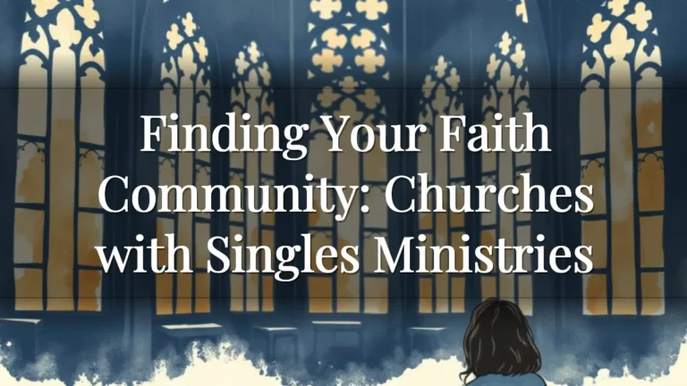 Finding Your Faith Community: Churches with Singles Ministries
