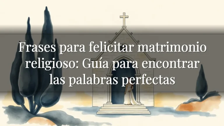 Frases para felicitar matrimonio religioso: Guía para encontrar las palabras perfectas