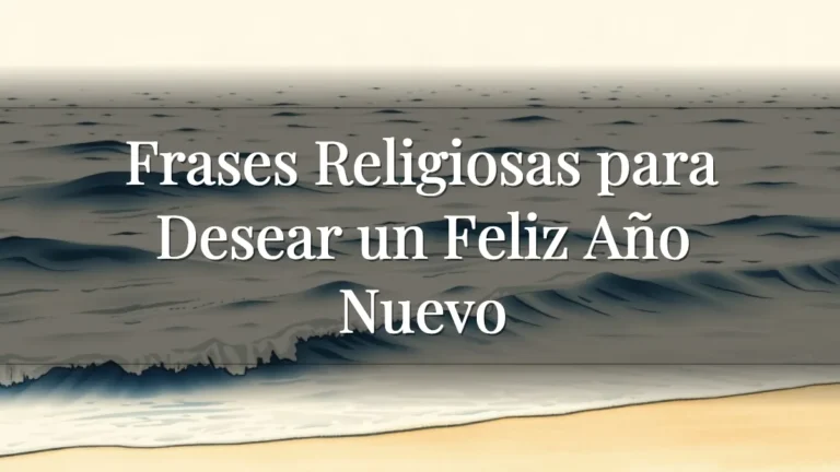Frases Religiosas para Desear un Feliz Año Nuevo