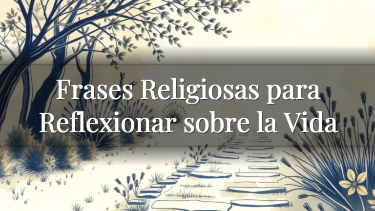 Frases Religiosas para Reflexionar sobre la Vida