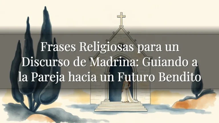 Frases Religiosas para un Discurso de Madrina: Guiando a la Pareja hacia un Futuro Bendito Frases Religiosas para un Discurso de Madrina: Guiando a la Pareja hacia un Futuro Bendito