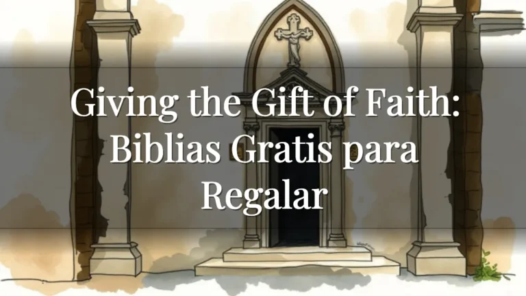 Giving the Gift of Faith: Biblias Gratis para Regalar
