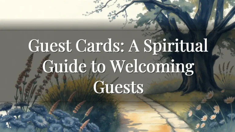 Guest Cards: A Spiritual Guide to Welcoming Guests Guest Cards: A Spiritual Guide to Welcoming Guests