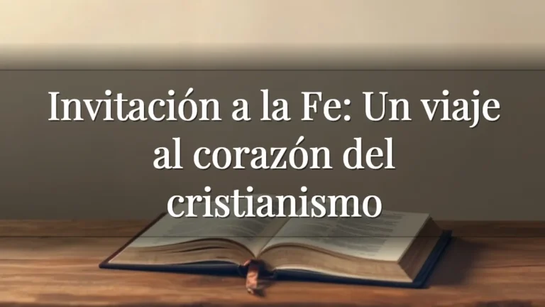 Invitación a la Fe: Un viaje al corazón del cristianismo Invitación a la Fe: Un viaje al corazón del cristianismo