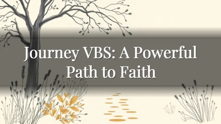 Journey VBS: A Powerful Path to Faith Journey VBS: A Powerful Path to Faith