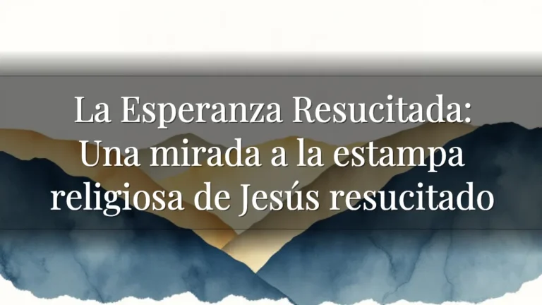 La Esperanza Resucitada: Una mirada a la estampa religiosa de Jesús resucitado La Esperanza Resucitada: Una mirada a la estampa religiosa de Jesús resucitado