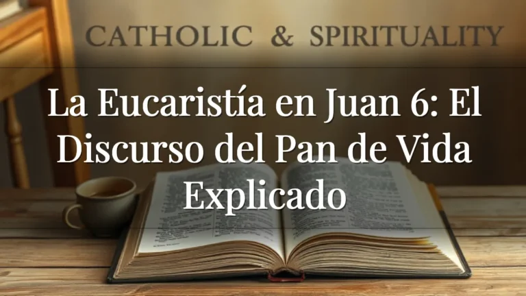 La Eucaristía en Juan 6: El Discurso del Pan de Vida Explicado La Eucaristía en Juan 6: El Discurso del Pan de Vida Explicado