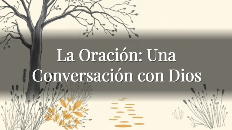 La Oración: Una Conversación con Dios La Oración: Una Conversación con Dios