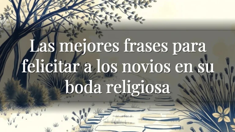Las mejores frases para felicitar a los novios en su boda religiosa