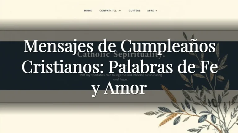 Mensajes de Cumpleaños Cristianos: Palabras de Fe y Amor