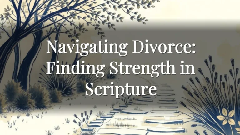 Navigating Divorce: Finding Strength in Scripture Navigating Divorce: Finding Strength in Scripture